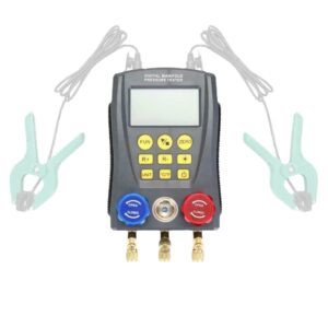 Fieldpiece Instruments SDMN5 Digital Gauge Manifold HVAC Refrigeration Leak Vacuum Pressure Temp Tester Tools