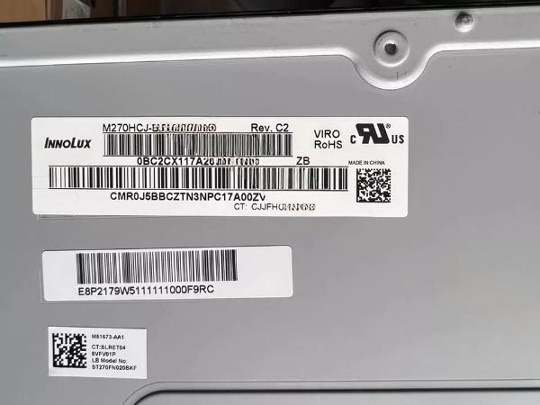 M270HCJ-L5B 27-Inch 1920x1080 LCD Display Screen