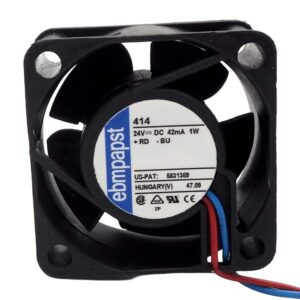 Ebmpapst 414 Axial Compact Fan DC 24V 1.0W 40*40*20mm 5.9CFM 2-wire Cooling Fan