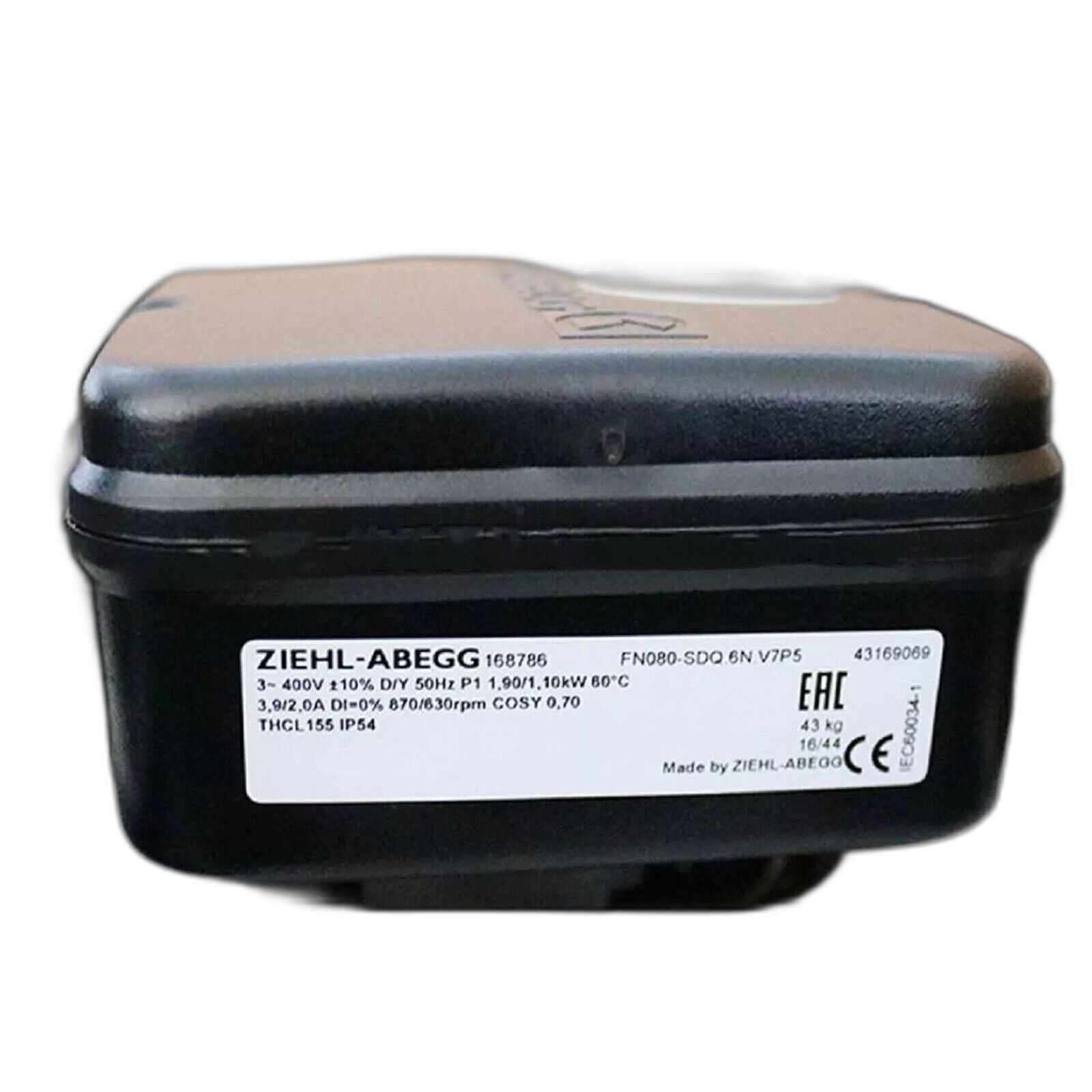 ZIEHL-ABEGG FN080-SDQ.6N.V7P5 400V Air-Conditioner Room Cooling Fan