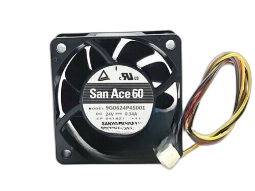 SANYO 6CM 9G0624P4S001 24V 0.34A 4-Wire Fan Cooling Cooler CPU Computer