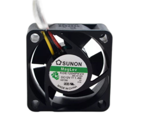 SUNON KDE1204PKVX Axial Fan DC 12V 1.4W 40*40*20mm 3-Pin Silent Cooling Fan