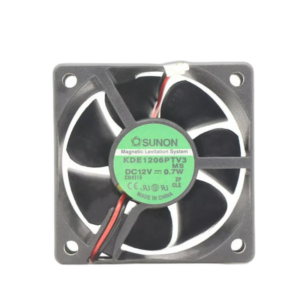 SUNON KDE1206PTV3 DC 12V 0.7W 60*60*25MM 2-Pin Silent CPU Cooling Fan