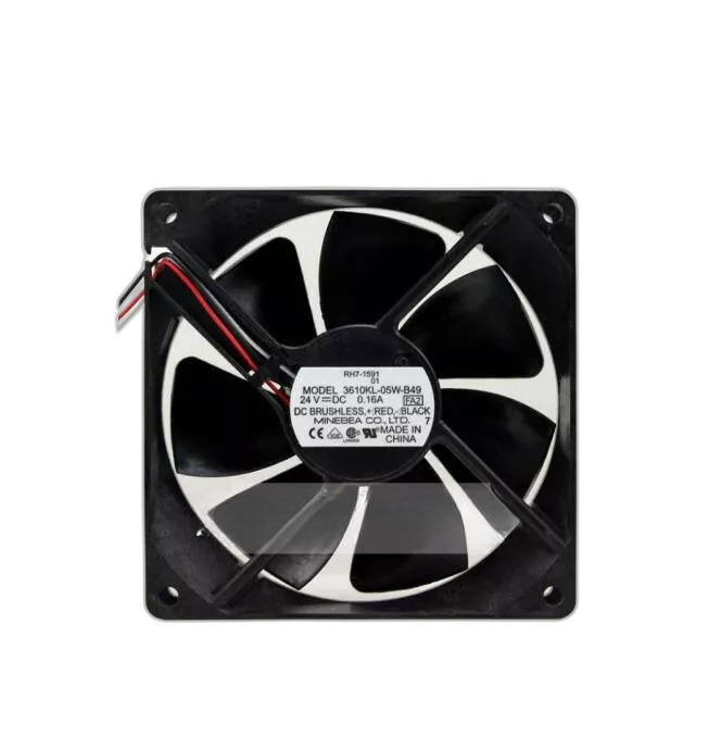 NMB 3610KL-05W-B49 DC 24V 0.16A 92*92*25MM 3-Wire Fanuc Cooling Fan