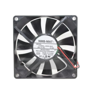 NMB 3106KL-05W-B40 DC24V 0.12A 80x80x15mm 2-pin Slim Cooling Fan Ball Bearing