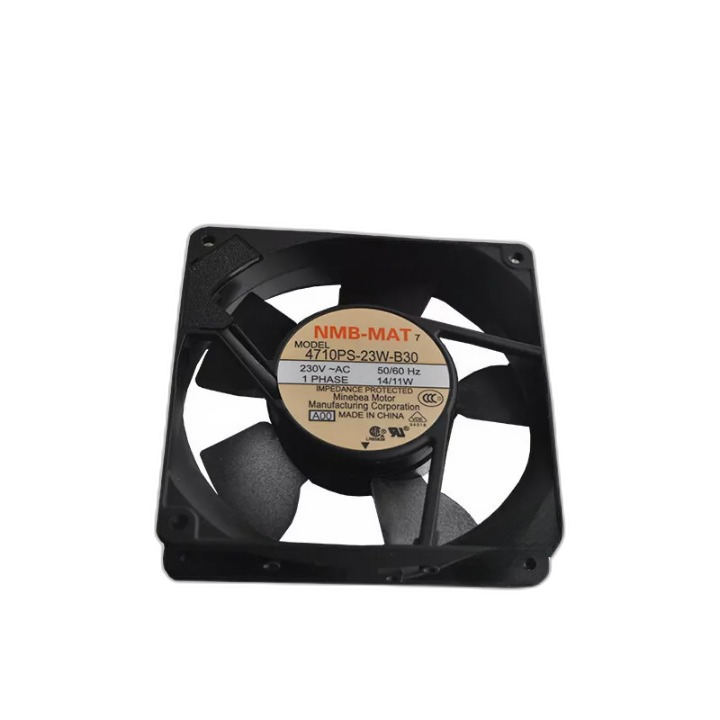 NMB 4710PS-23W-B30 AC 230V 14/11W 120*120*25MM 2-Wires Cabinet Cooling Fan
