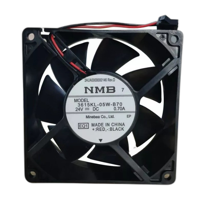 NMB 3615KL-05W-B70 Axial Fan 24V 0.7A 90x90x38mm for ABB Inverter Fan ACS510/550