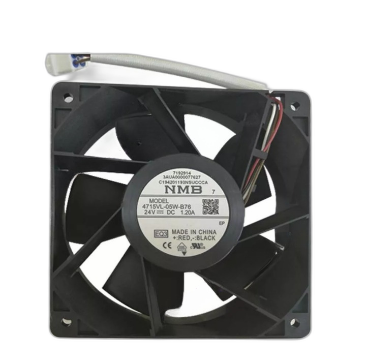 NMB 4715VL-05W-B76 DC24V 1.20A 120*120*38mm Cooling Fan Inverter Fan ACS880