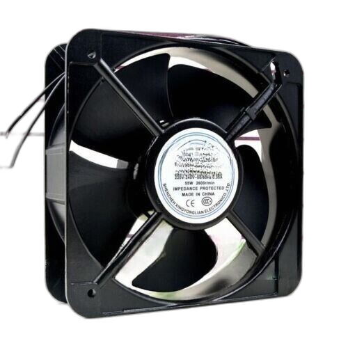 YL20060HBL 220V 200*200*60mm Double Ball Bearing Cooling Fan