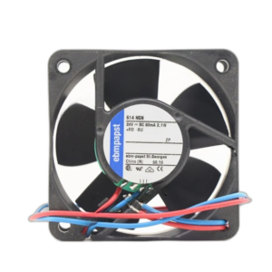 EBMPAPST 614NGN DC 24V 2.1W 90mA 60*60*25MM 2-Wires Axial Cooling Fan