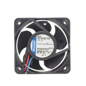 Ebmpapst 624N DC 24V 92mA 2.2W 60*60*25MM 2-Wire 6100RPM Axial Cooling Fan