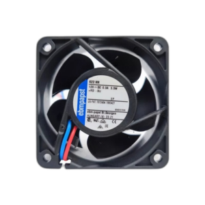 Ebmpapst 622HH DC 12V 3.5W 0.3A 60x60x25mm 56m3/h 2-Wire Axial Cooling Fan
