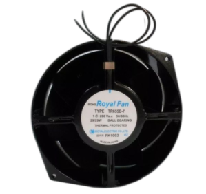 Royal TR655D-7 VAC 200V 50/60Hz 29/29W 172*150*55mm 2 Wires Cooling Fan