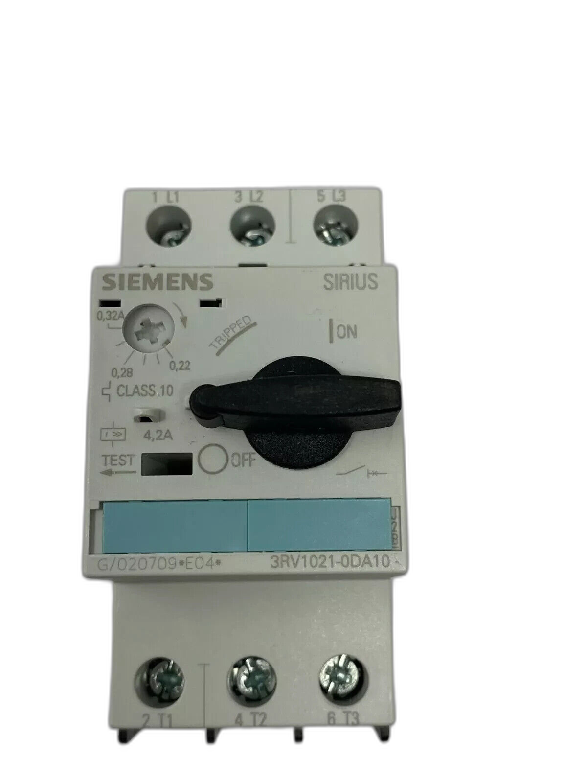 SIEMENS 3RV1021-0DA10 Motor Protection Circuit Breaker