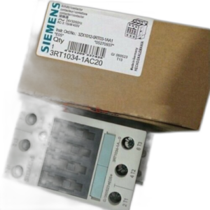 SIEMENS 3RT1034-1AC20 Contactor 40A 3Pole 24VAC Coil Voltage