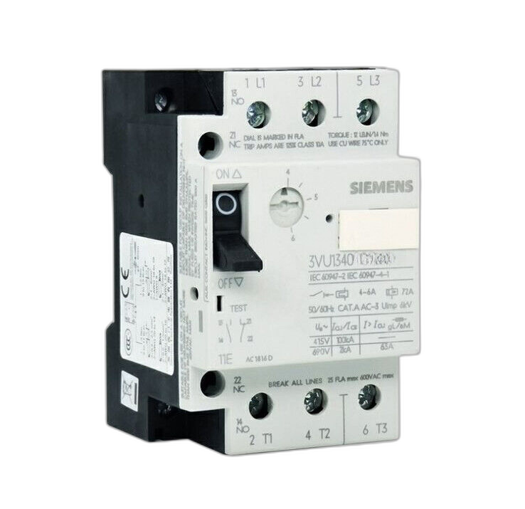 Siemens 3VU1340-1MP00 Motor Protection Circuit Breaker 18-25A