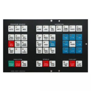 FANUC A98L-0001-0524#J Membrane Operator Keypad Keysheet Keyboard