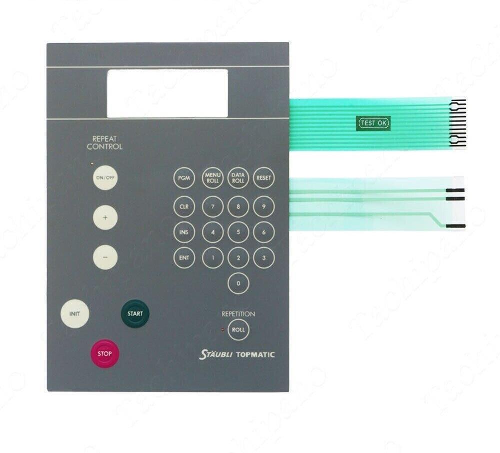 Staubli TopMatic Membrane Keypad Switch Keyboard for Repeat Control Repetition