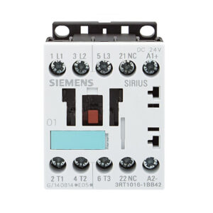 SIEMENS 3RT1016-1BB42 CONTACTOR 3-POLE 24VDC