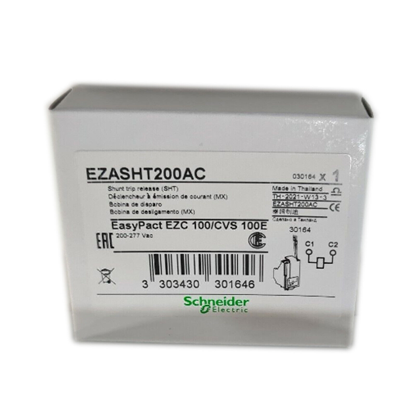 Schneider EZASHT200AC Circuit Breaker