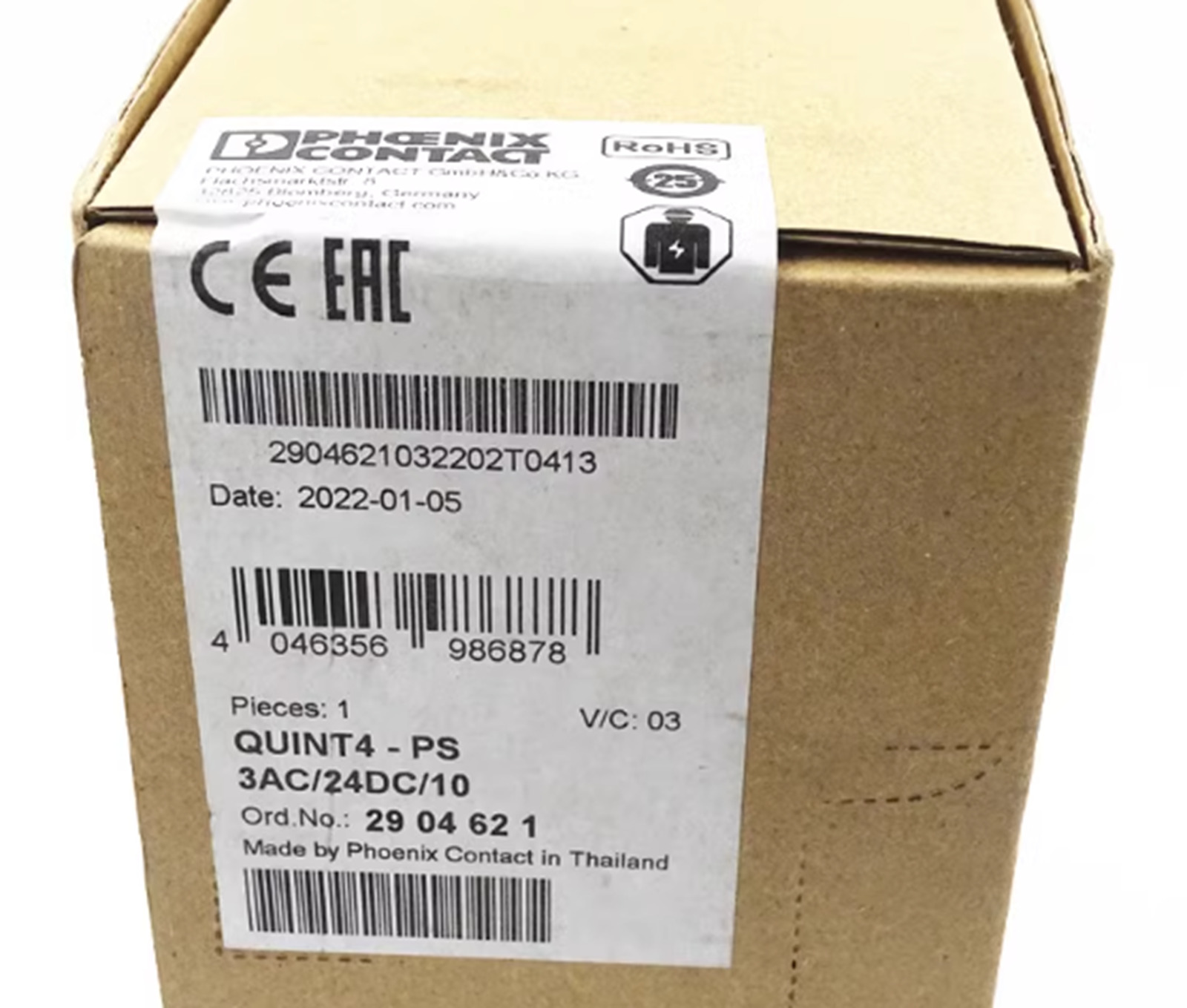 Phoenix Contact QUINT4-PS/3AC/24DC/10 Switching Power Supply 2904621