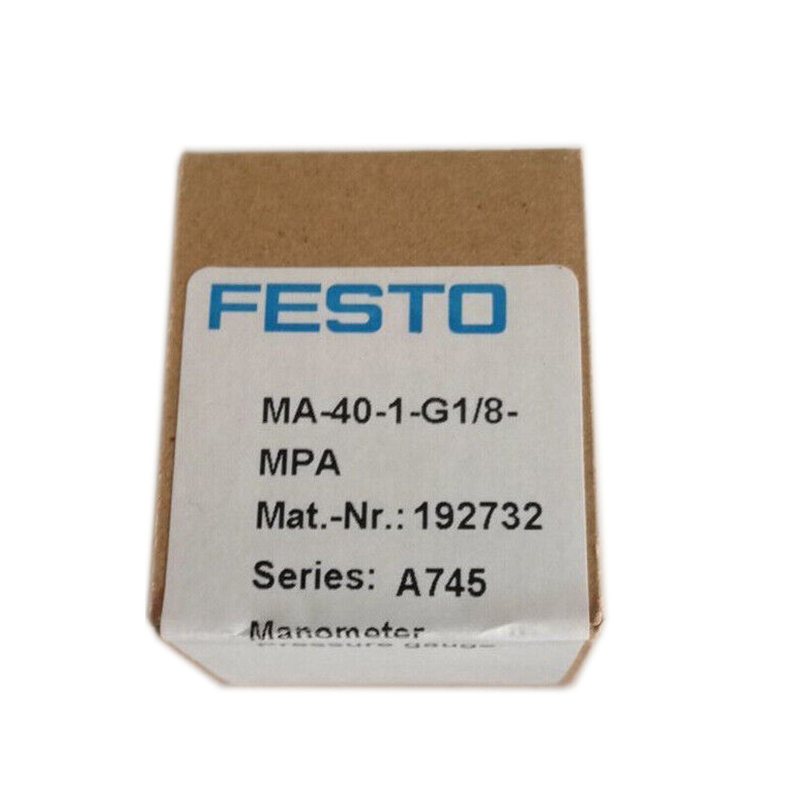 FESTO 192732 MA-40-1-G1/8-MPA Pressure Gauge