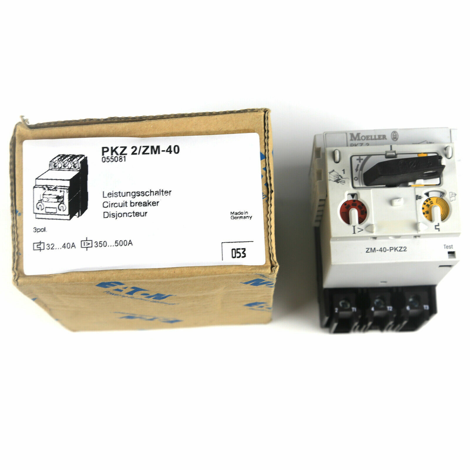 MOELLER ZM-40-PKZ2 Motor Switch Release New In Box