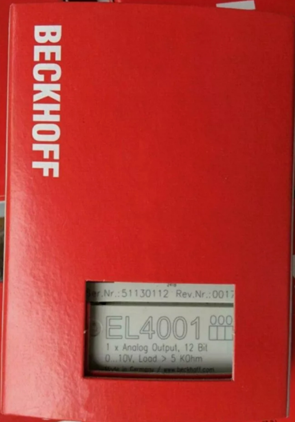 Beckhoff EL4001 PLC Module EL 4001