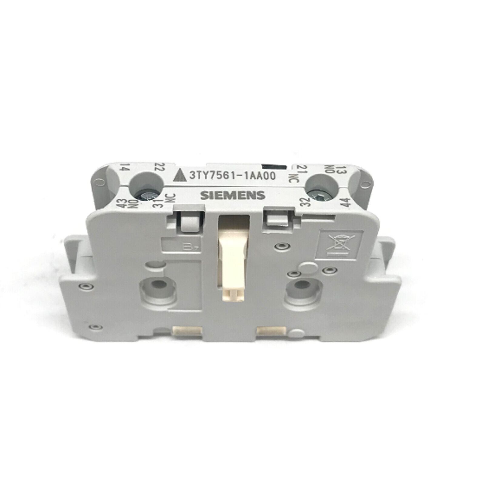 Siemens 3TY7561-1AA00 Auxiliary Contact Switch Block Screw Terminal 1NO/1NC