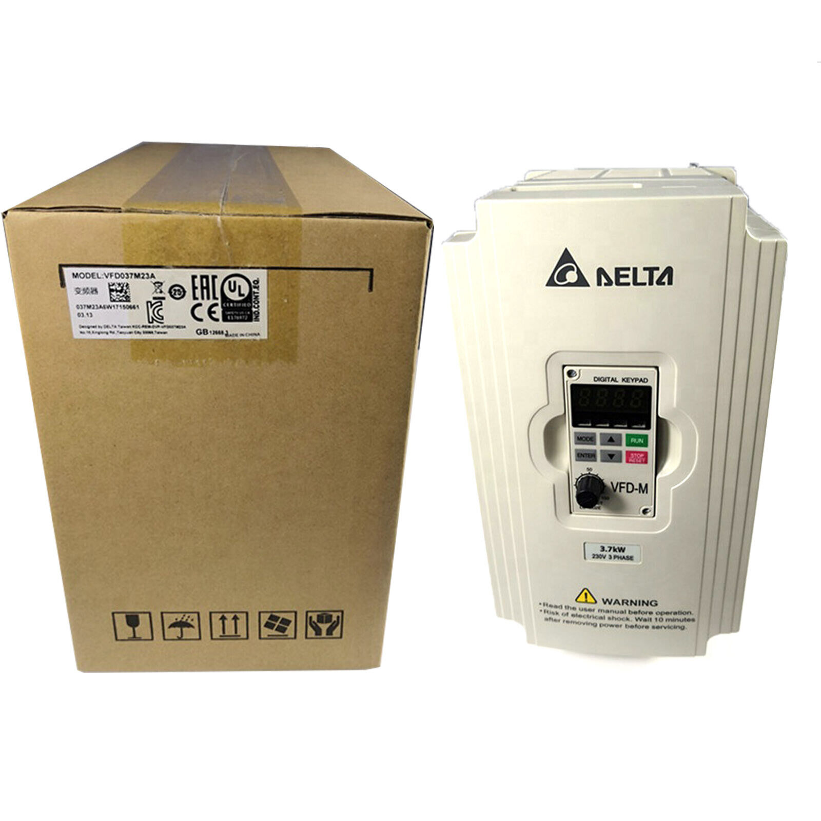 DELTA VFD037M23A 220V 3.7KW Inverter