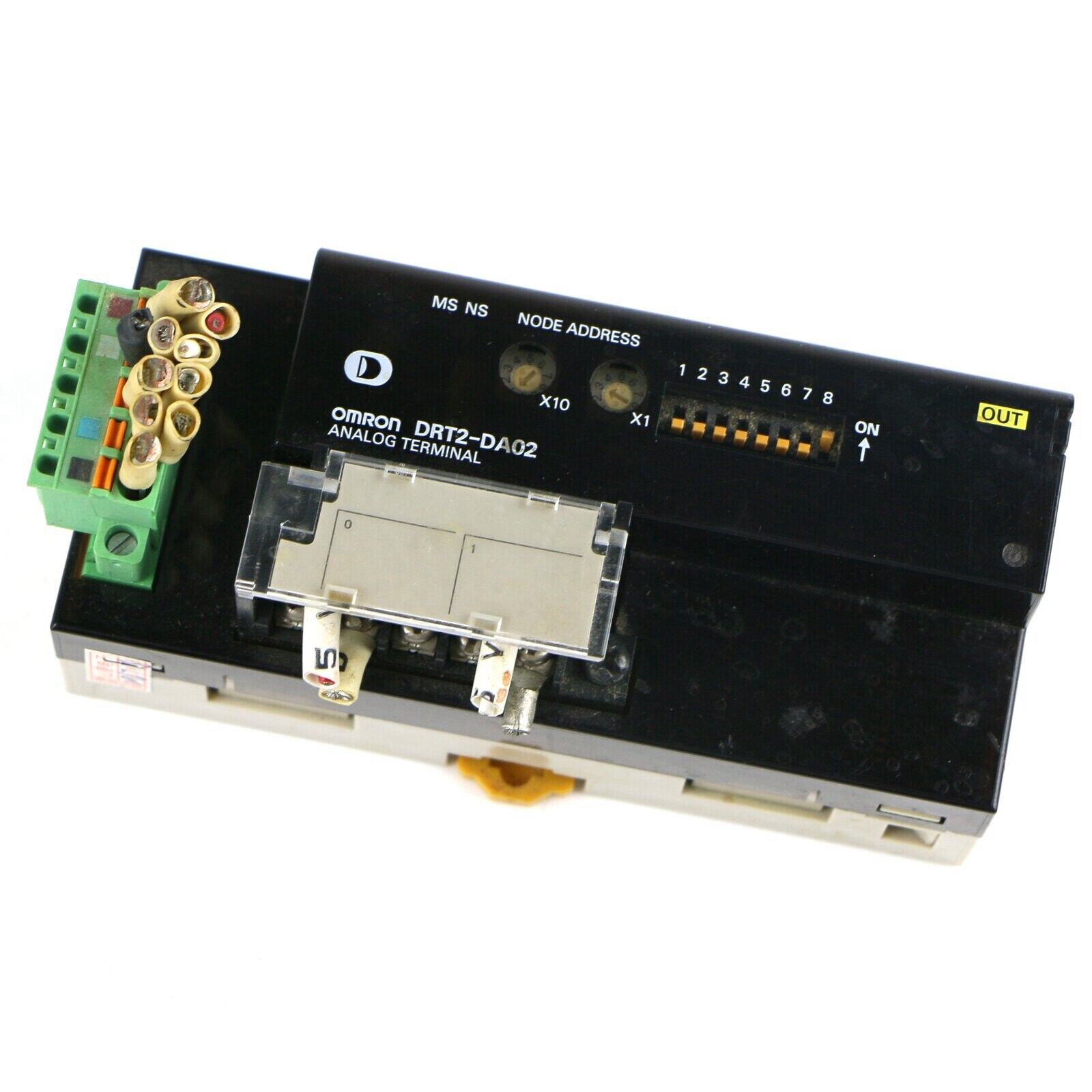 Used Omron PLC Module DRT2-DA02 Tested in Good Condition