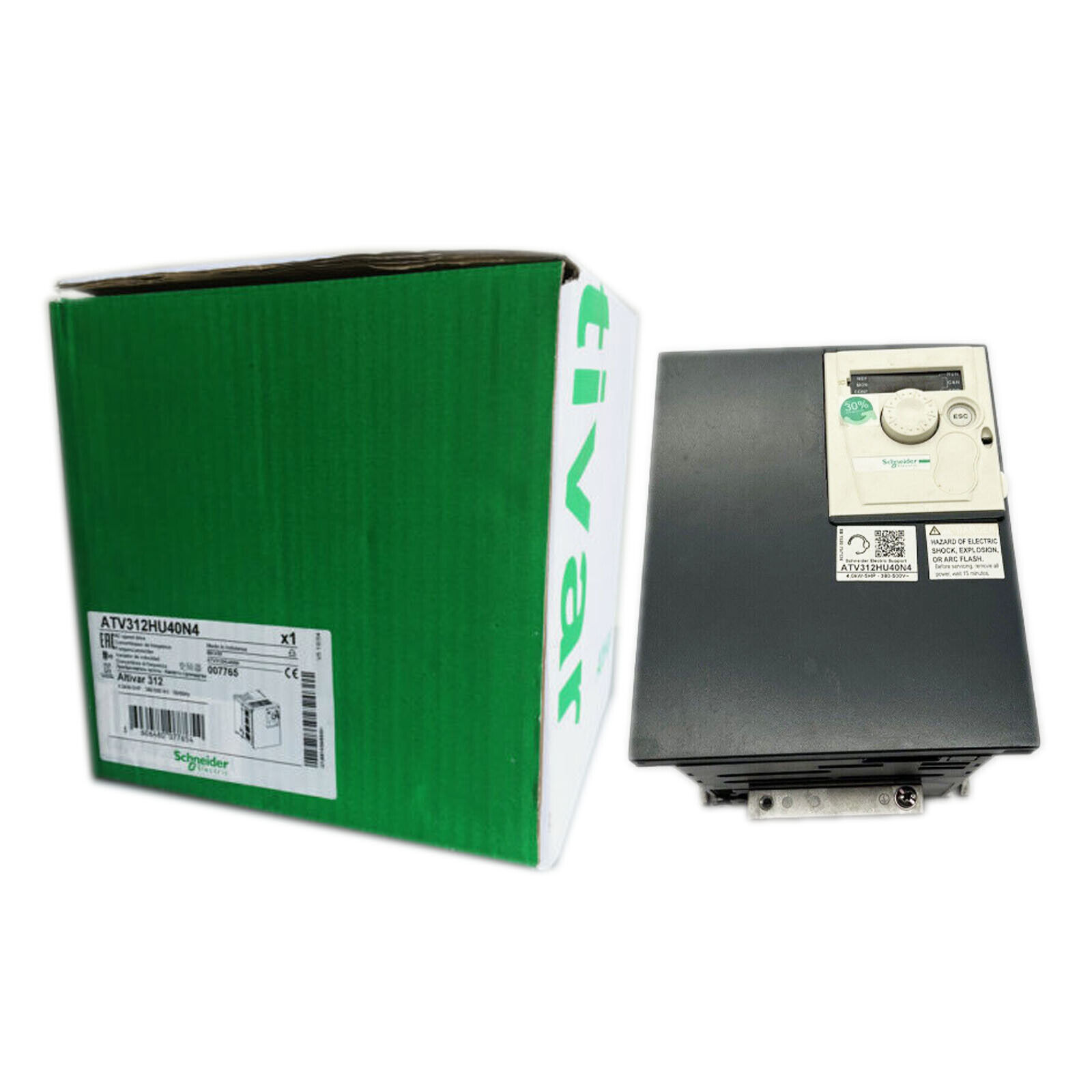 Schneider Electric ATV312HU40N4 Inverter AC Motor Drive 5 HP 480VAC 3 Phase
