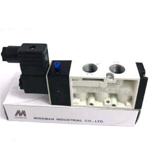 Mindman MVSC-300-4E1 4-Way Single 1MPa 30mm Solenoid Valve 110VAC