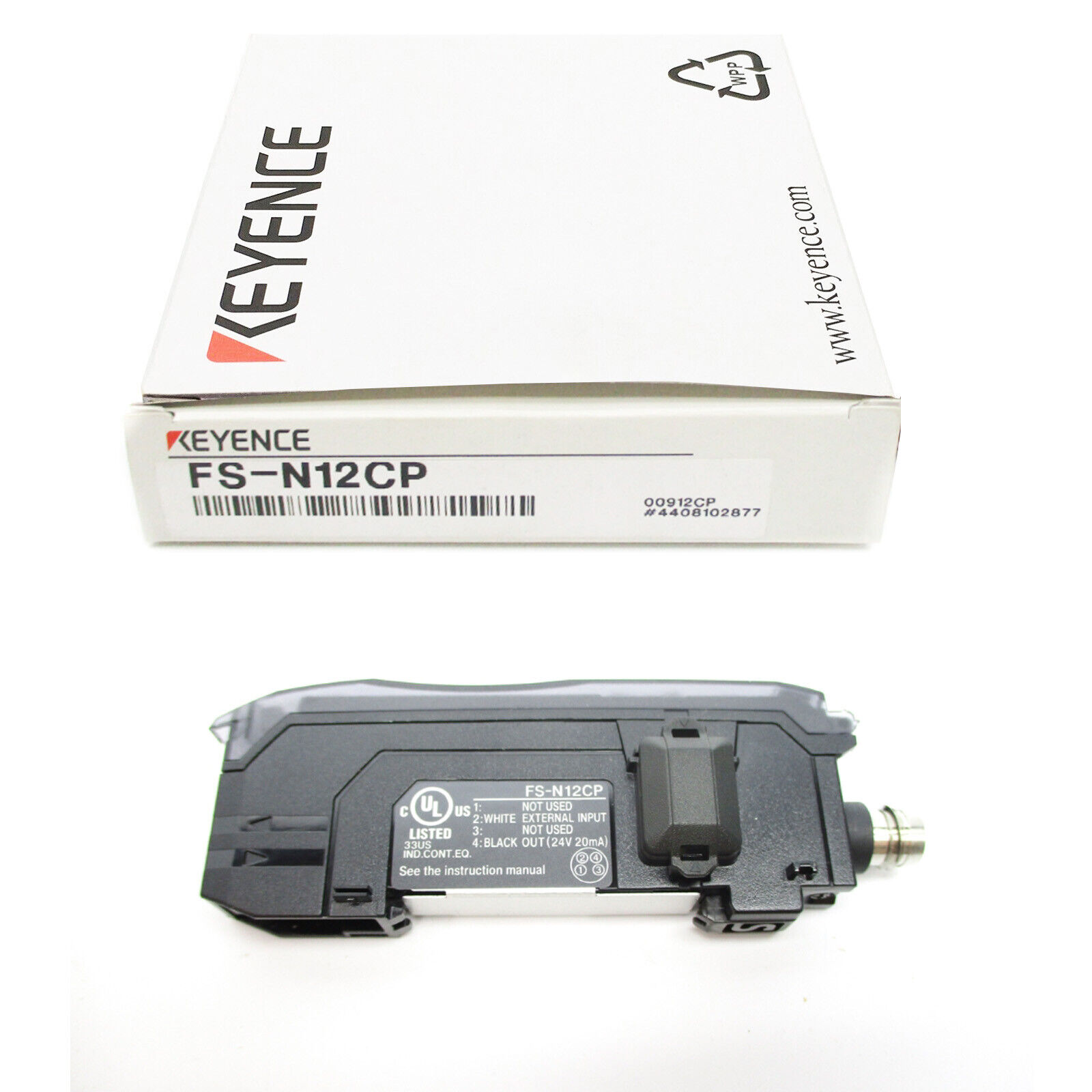 KEYENCE FS-N12CP Optical Fiber Amplifier