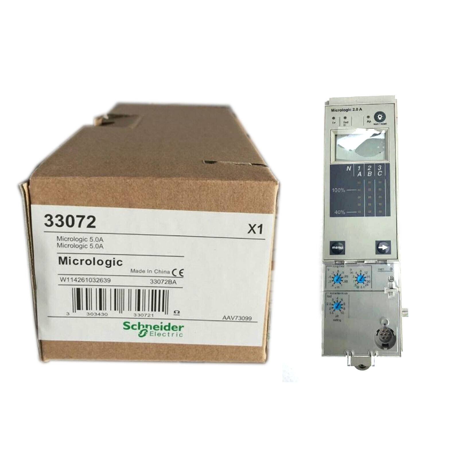 SCHNEIDER 33072BA Air High Current Circuit Breaker Control Unit