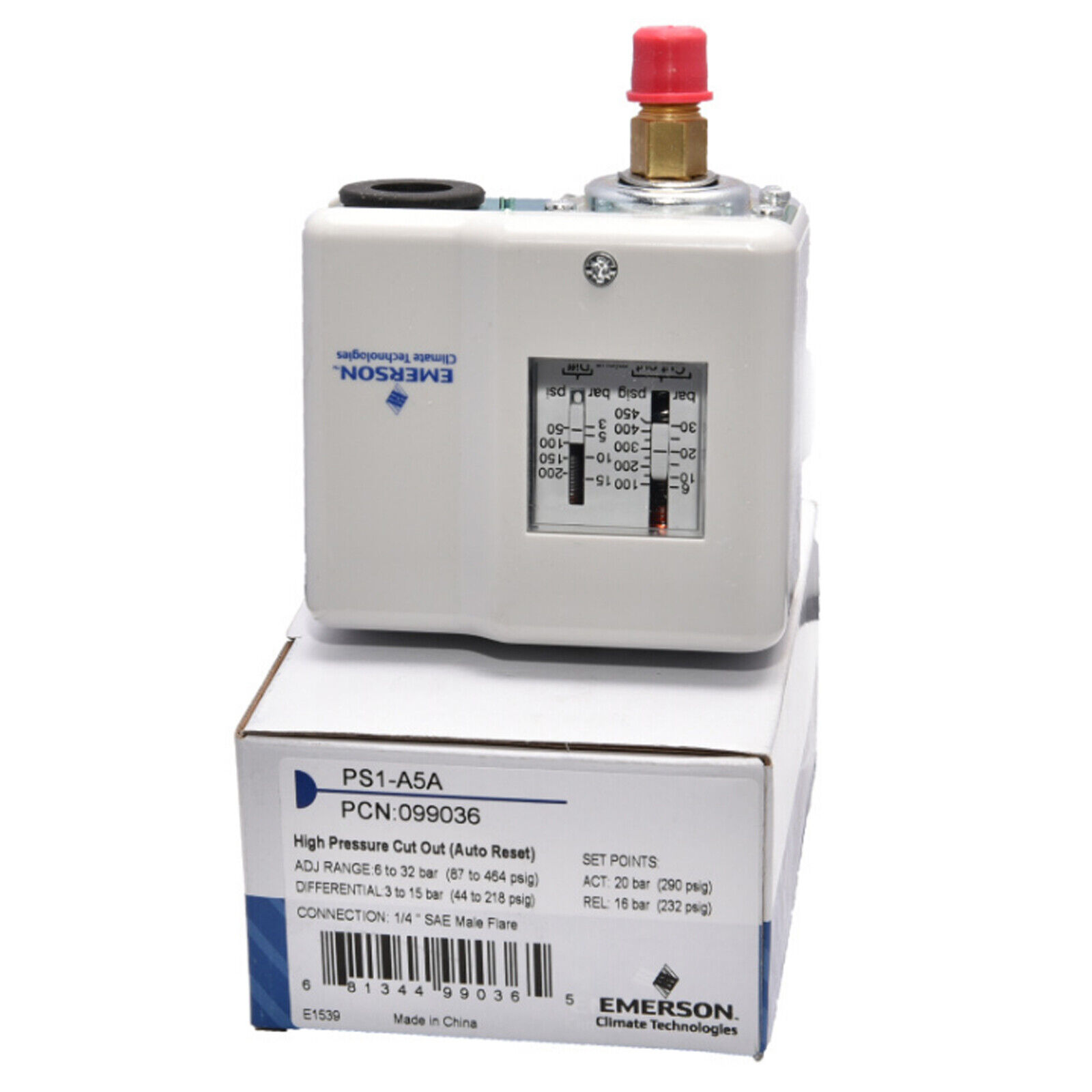 Emerson PS1-A5A 1PC New Pressure Switch