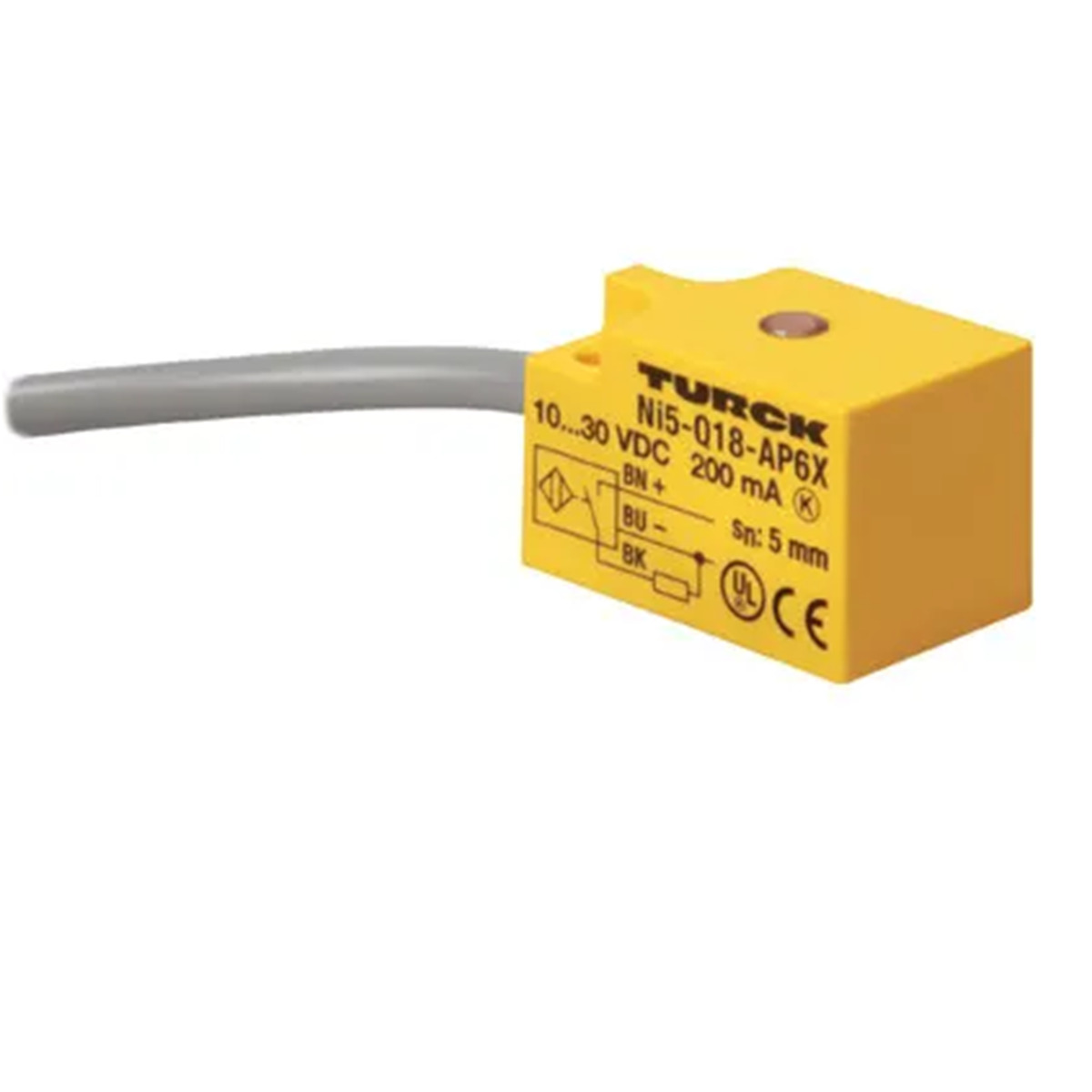 TURCK NI5-Q18-AP6X/S90 Inductive Proximity Sensor Non Flush Mounting