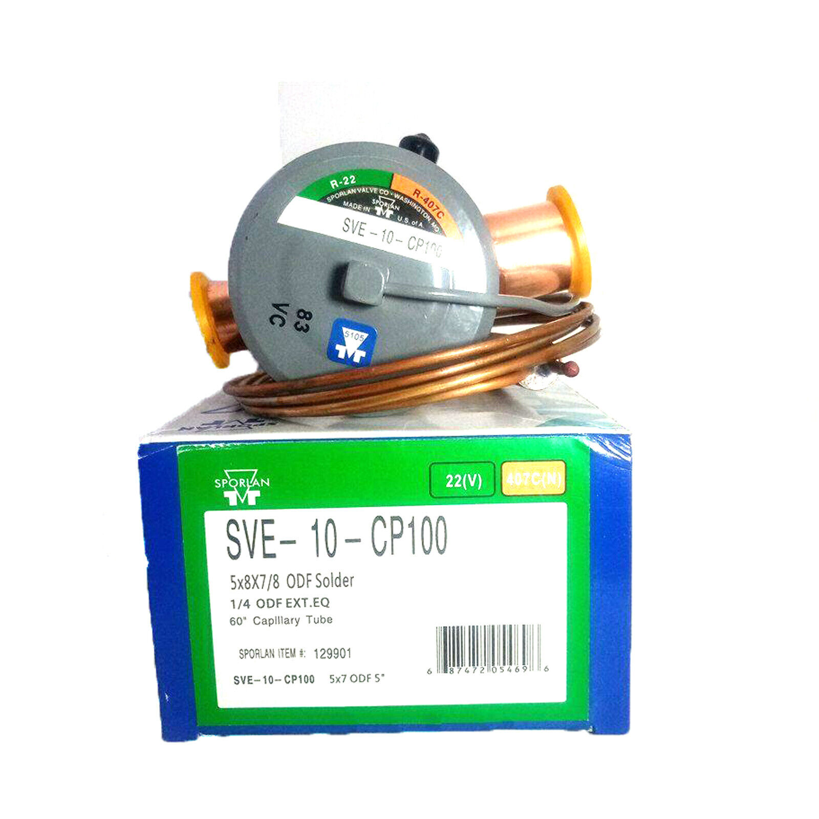 SPORLAN SVE-10-CP100 Thermostatic Expansion Valve