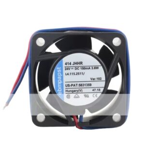 Ebm-papst 414JHHR Axial Fan 40x40x20mm 24VDC High Performance Ball Bearing
