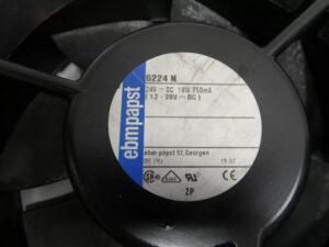 Ebm-papst 6224N High-Performance Axial Fan 24VDC 172x51mm 3200RPM Ball Bearing