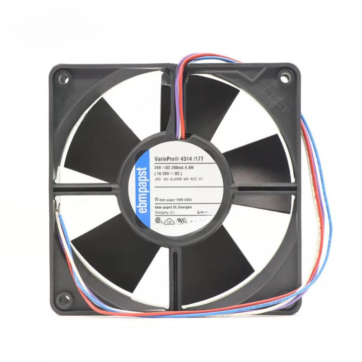 Ebm-papst 4314/17T Axial Fan 119x119x32mm 24VDC High Performance Low Noise