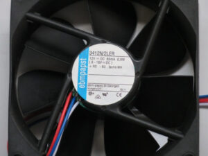 Ebmpapst 3412N/2LER Axial Fan 12VDC 80mA 0.96W Low Noise High Reliability