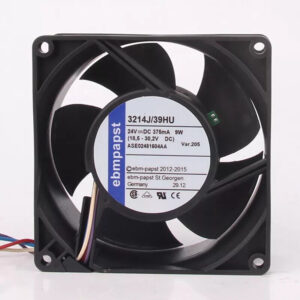 Ebmpapst 3214J/39HU Axial Fan 24VDC 194CFM 9000RPM High Performance IP68
