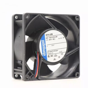 Ebmpapst 3214J/2N Axial Fan 14VDC 90mA 1.3W 55.9CFM 3400RPM Ball Bearing