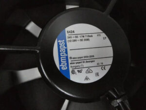 Ebmpapst 6424 Axial Fan 24VDC 190mA 4.6W 2650RPM 117.7CFM Ball Bearing IP20