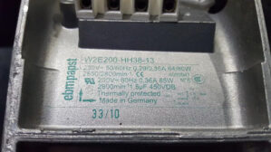 Ebm-papst W2E200-HH38-13 Axial Fan 225mm 230VAC High Performance Ball Bearing