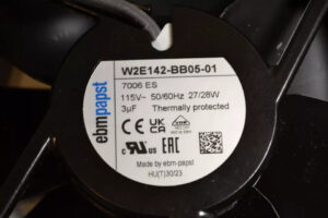 Ebm-papst W2E142-BB05-01 Axial Fan 150x172x38mm 115VAC 160CFM Ball Bearing