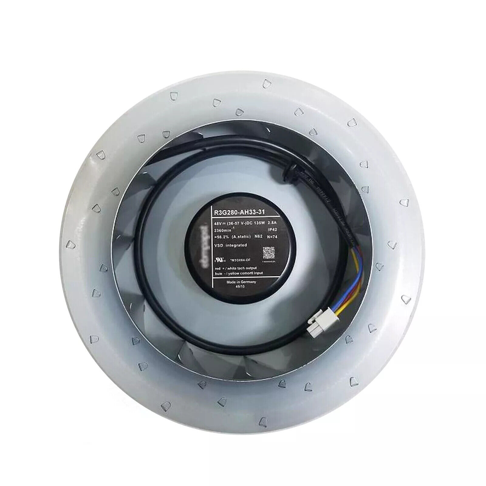 Ebm-papst R3G280-AH33-31 Centrifugal Fan 280mm 48VDC High Performance EC Motor