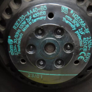 Ebm-papst R2E220-AA40-B5 Centrifugal Fan 220mm 115VAC High Performance Ball Bearing