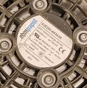 Ebm-papst K2E250-AH34-06 Axial Fan 250mm 230VAC High Performance External Rotor